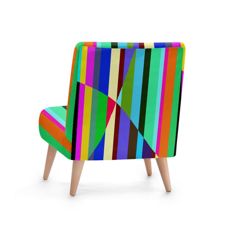 Stripes Interrupted Occasional Chair