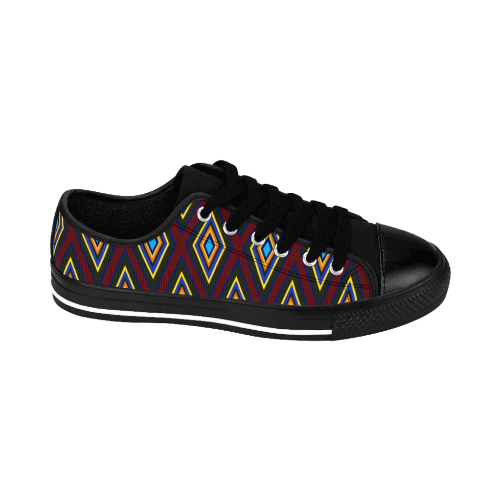 Colorful Diamonds Women's Sneakers