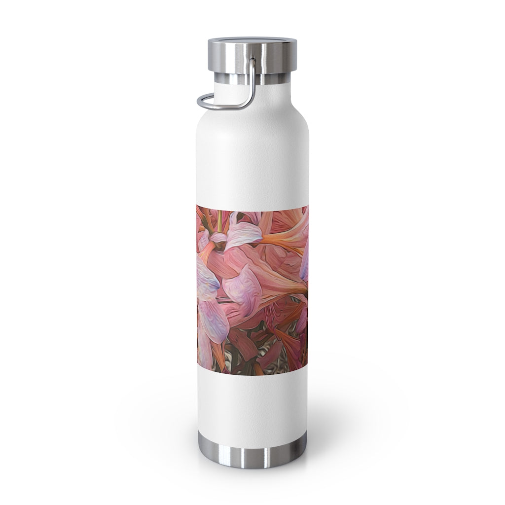 Pink Amaryllis 22oz Vacuum Insulated Bottle