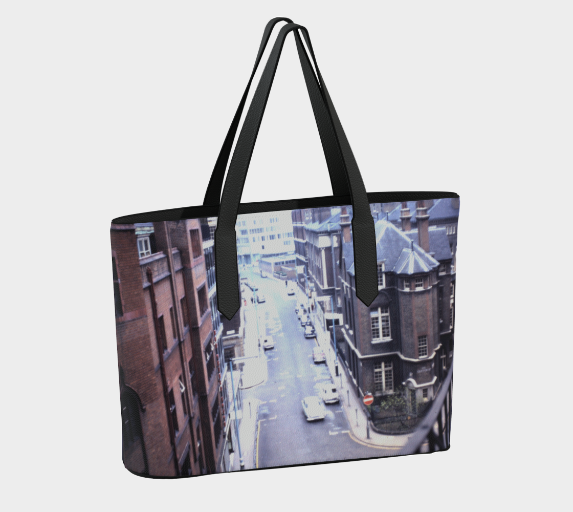 Europe 1967 No 6 Vegan Leather Totebag