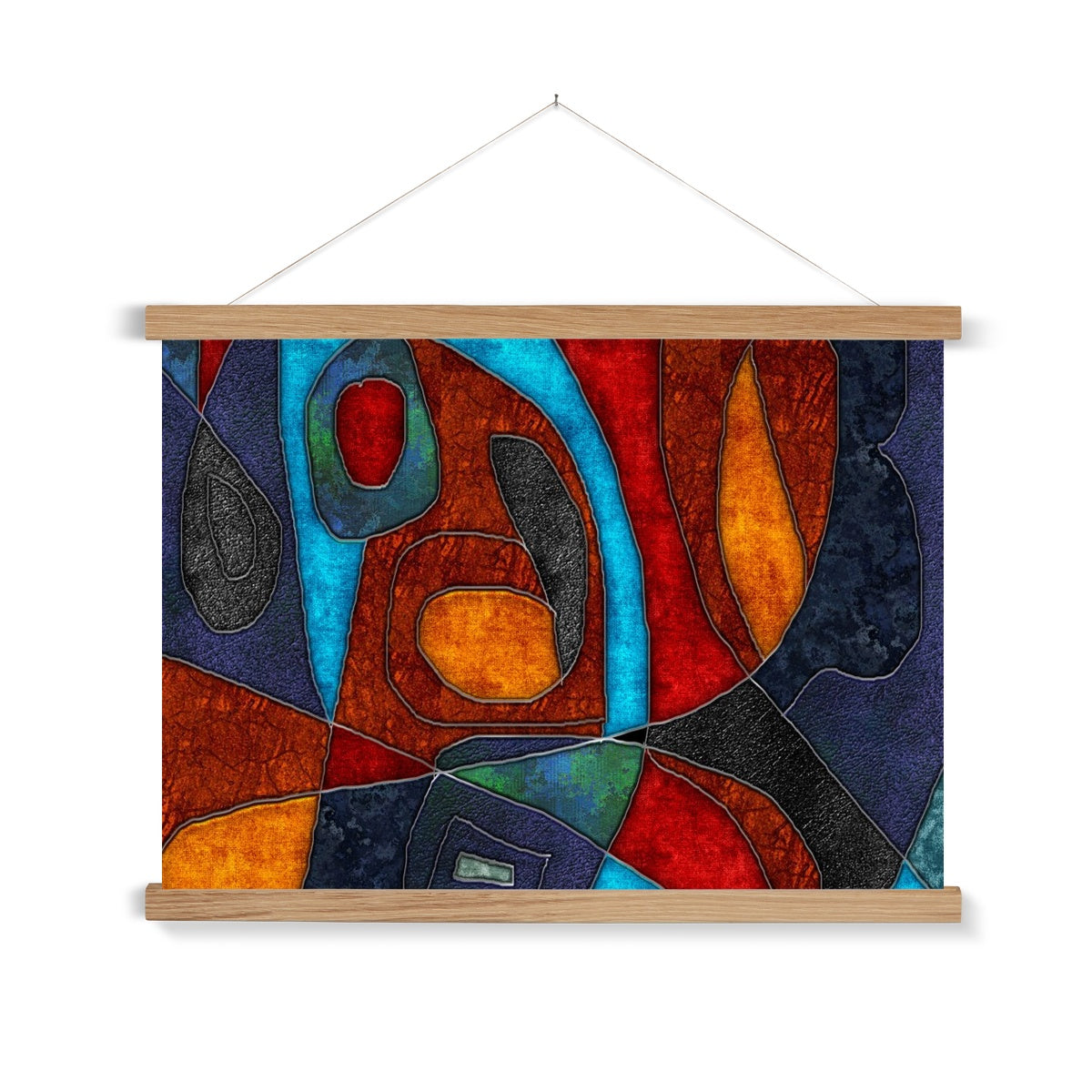 Abstract With Heart Fine Art Print with Hanger