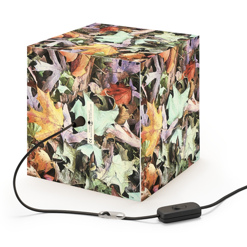 Mid October Leaf Pile Personalized Lamp