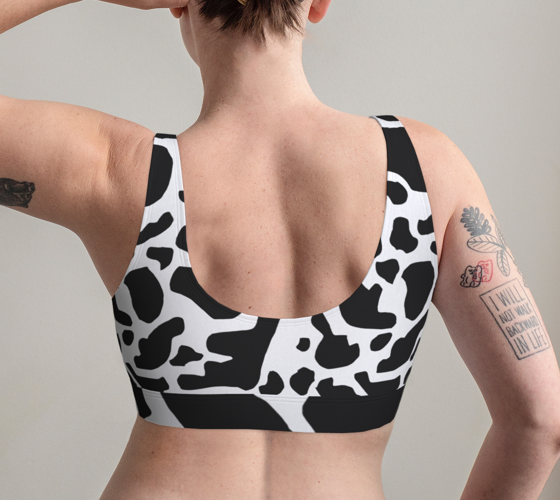 Cow Spots Scoop Bralette