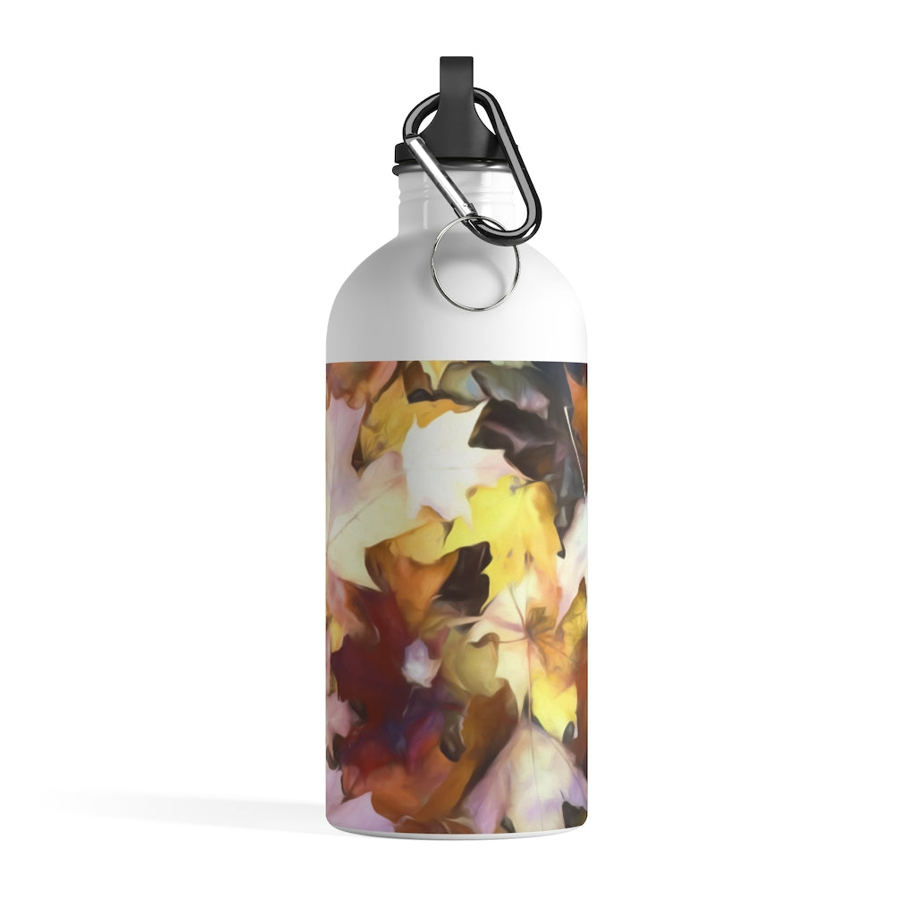 Fall Leaves Bright Stainless Steel Water Bottle