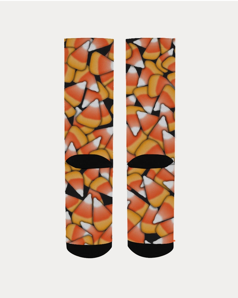 Candy Corn Pattern Men's Socks