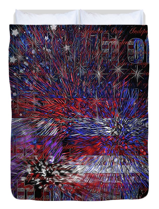 4th of July Poster - Duvet Cover