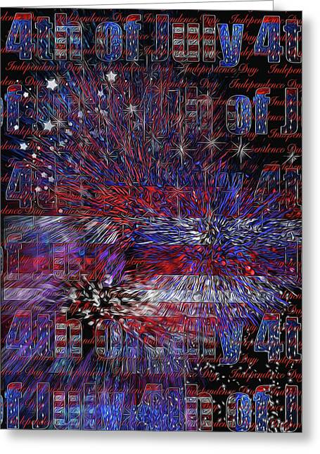 4th of July Poster - Greeting Card