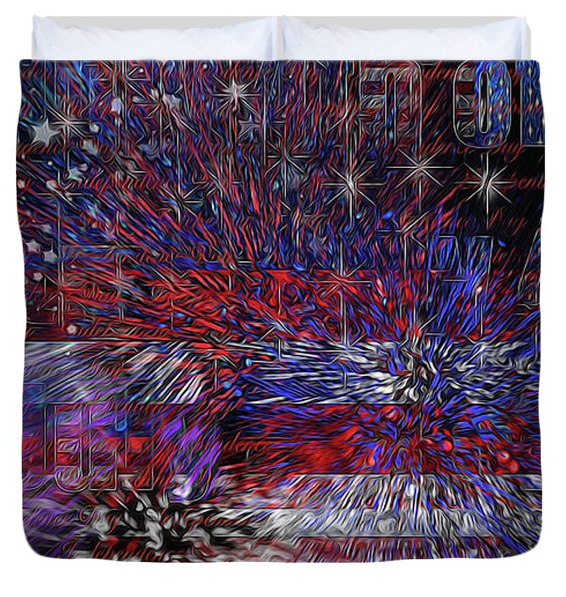 4th of July Poster - Duvet Cover