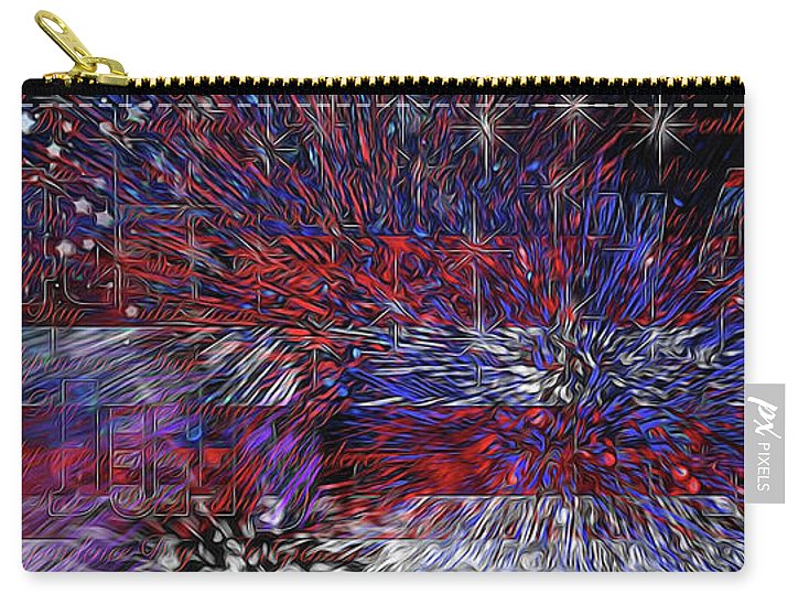 4th of July Poster - Zip Pouch