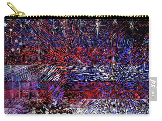 4th of July Poster - Zip Pouch