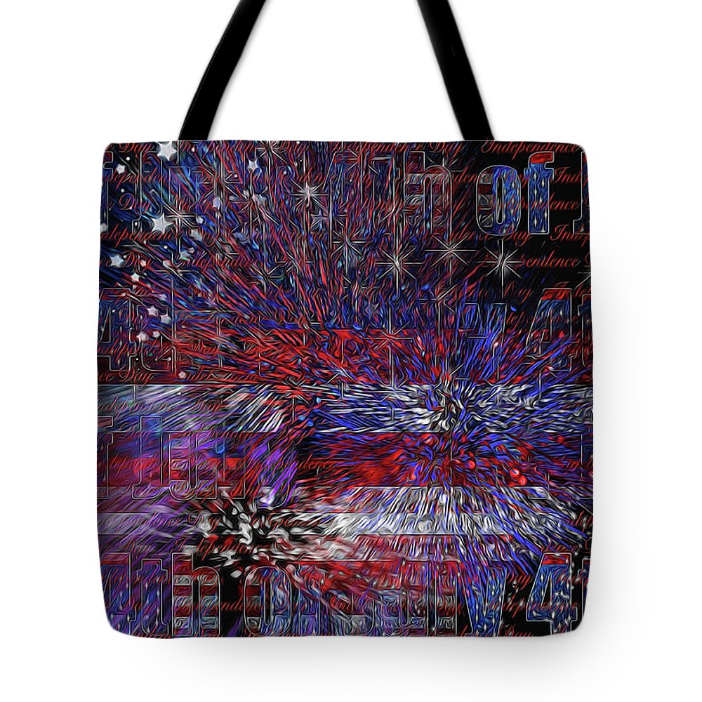 4th of July Poster - Tote Bag