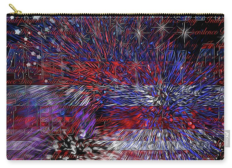 4th of July Poster - Zip Pouch