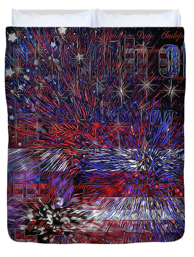 4th of July Poster - Duvet Cover