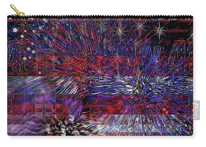 4th of July Poster - Zip Pouch