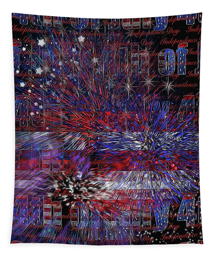 4th of July Poster - Tapestry