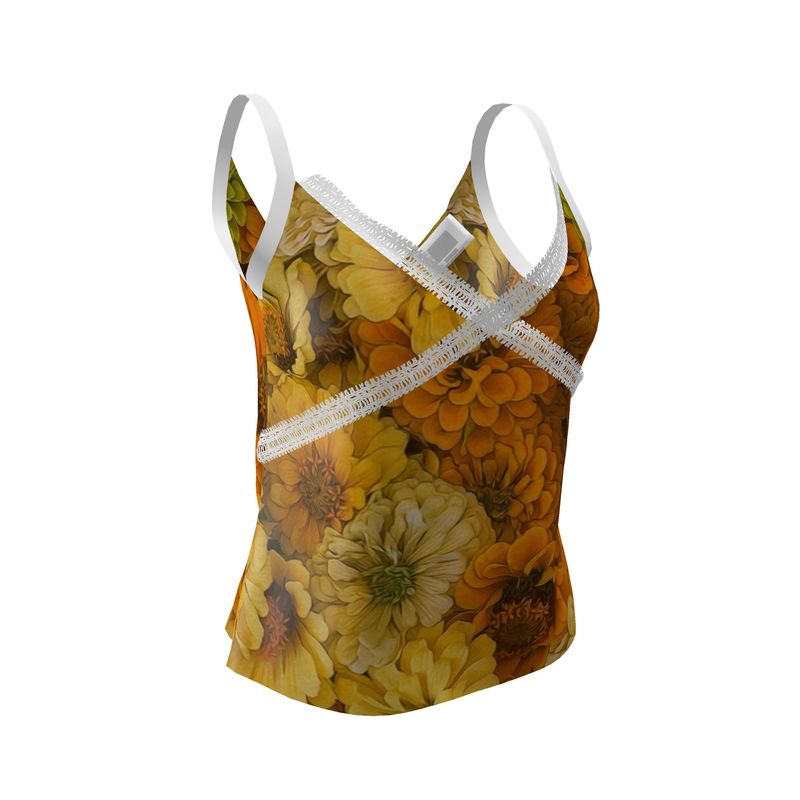 Yellow Zinnias Cami