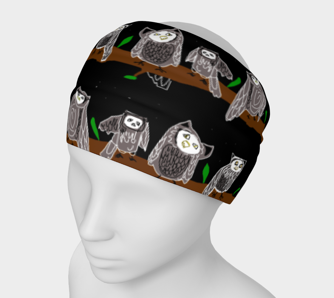 Cute Owls Pattern Headband