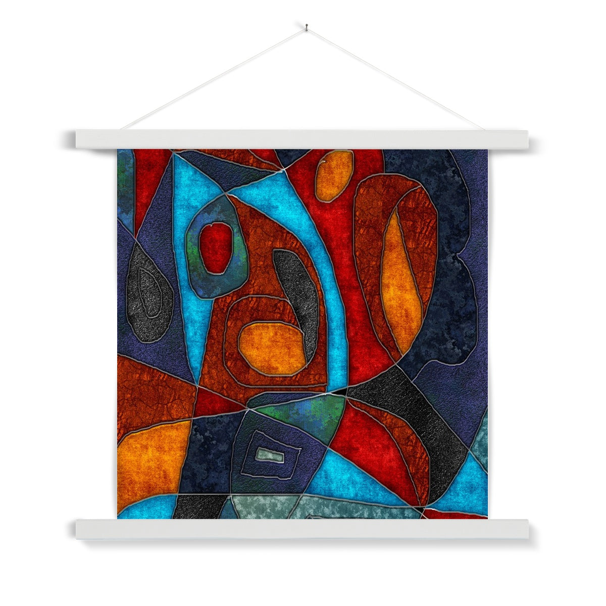 Abstract With Heart Fine Art Print with Hanger