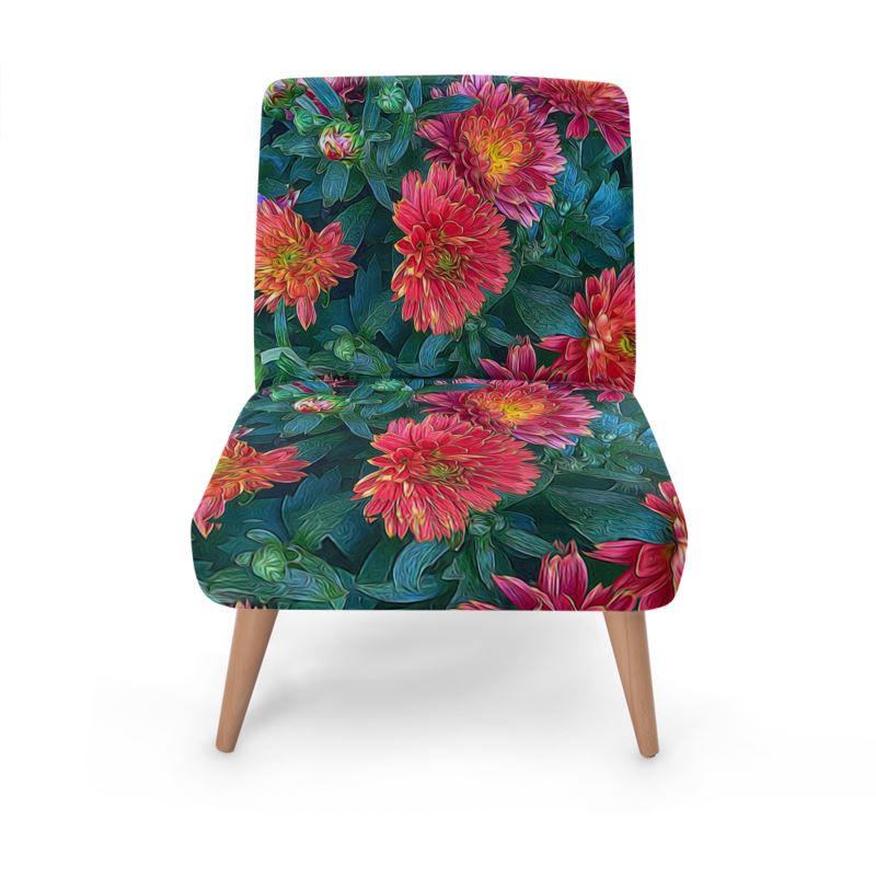 Warm Fall Mums Occasional Chair