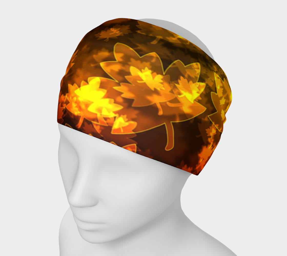 Fall Leaves Bokeh Light Headband