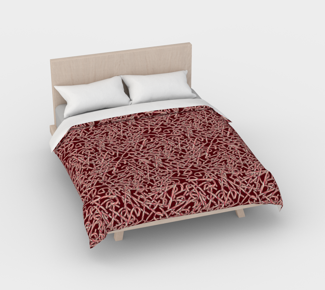 Candy Cane Pattern Duvet Cover
