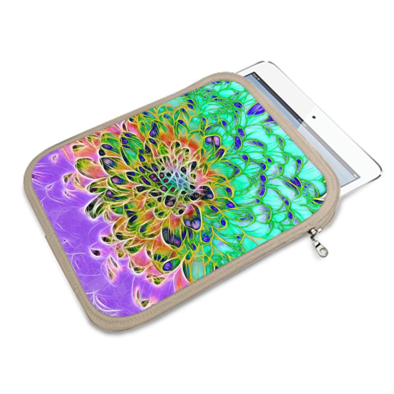 Abstract Peacock Chrysanthemum Mini Ipad Case