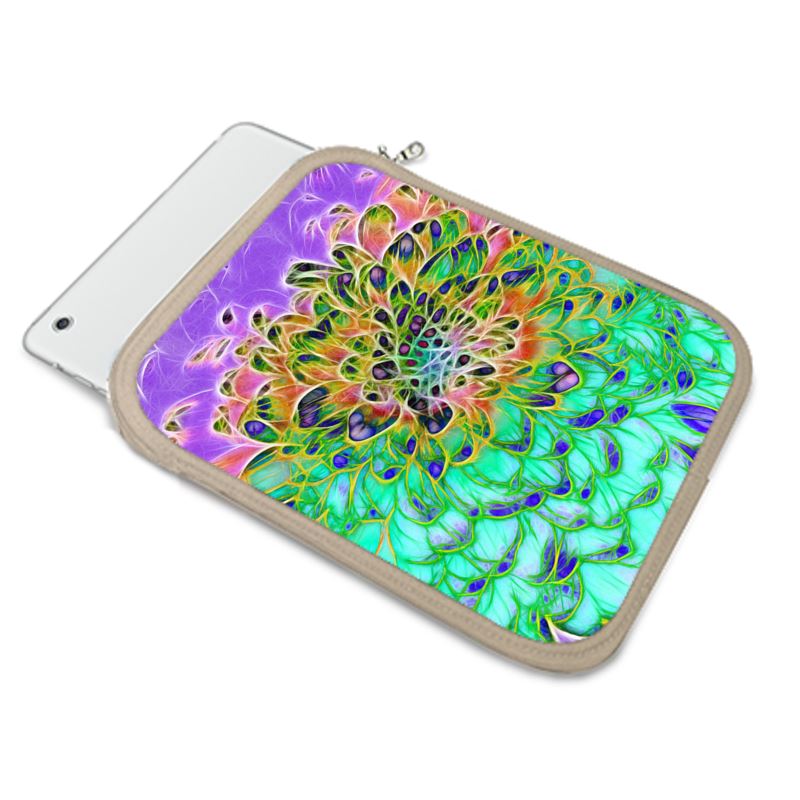 Abstract Peacock Chrysanthemum Mini Ipad Case