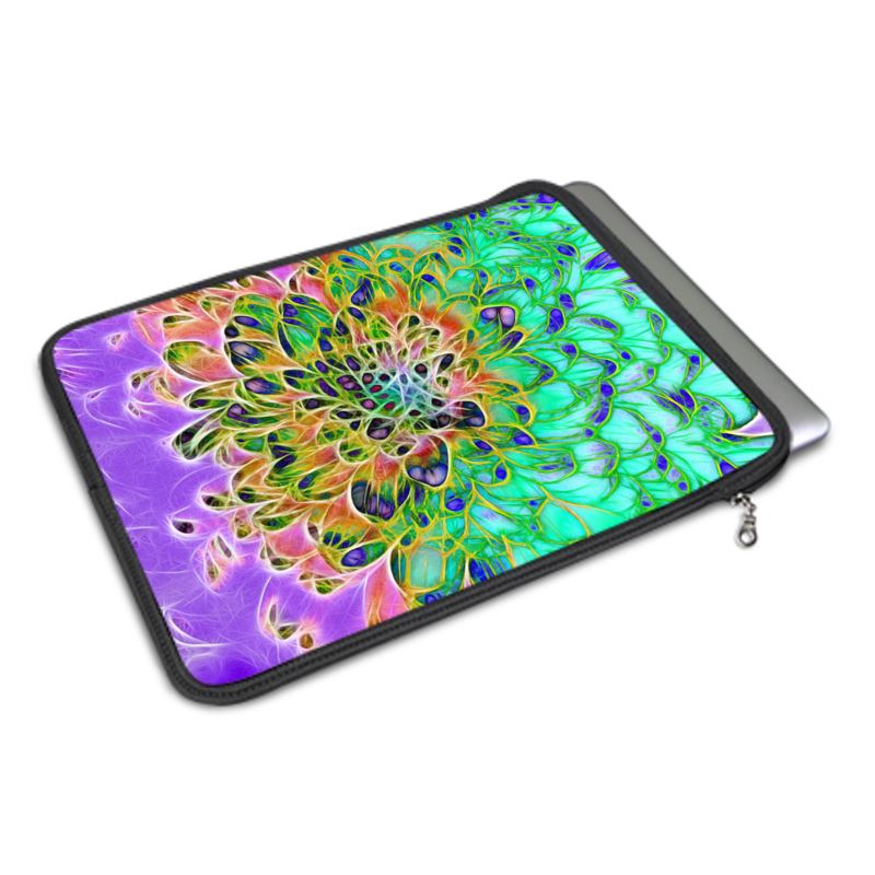 Abstract Peacock Chrysanthemum Macbook Air Case