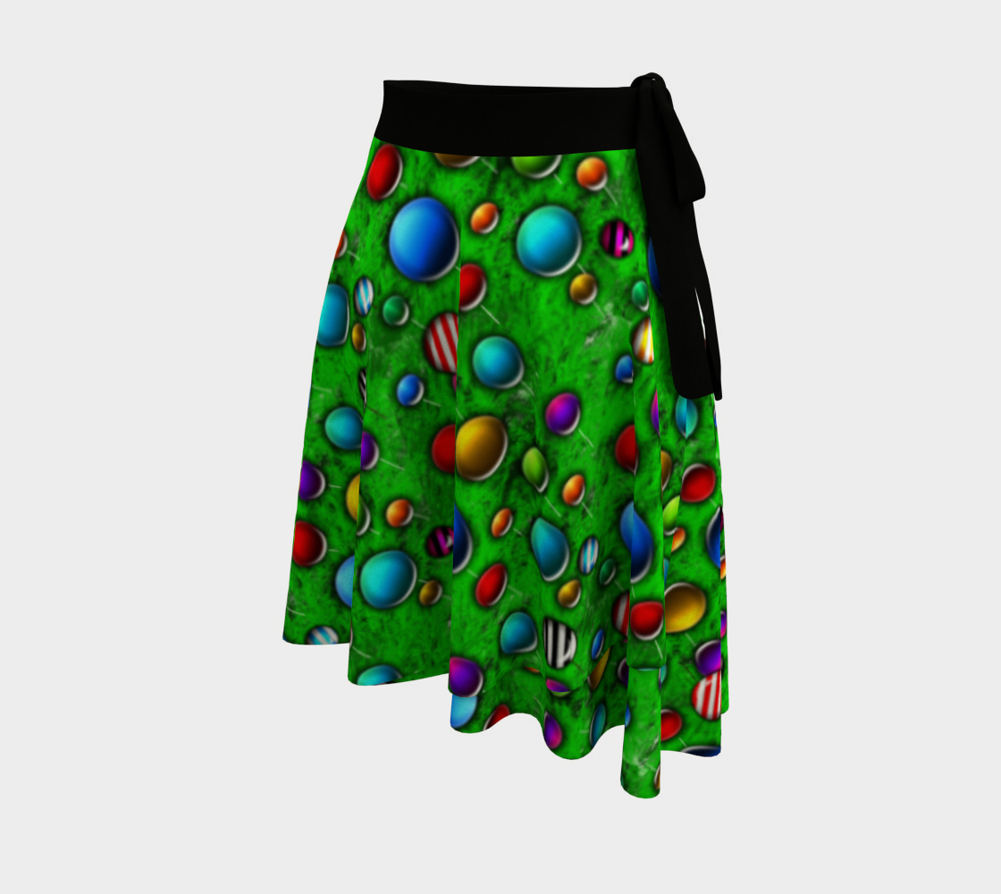 Wild Christmas Tree Wrap Skirt