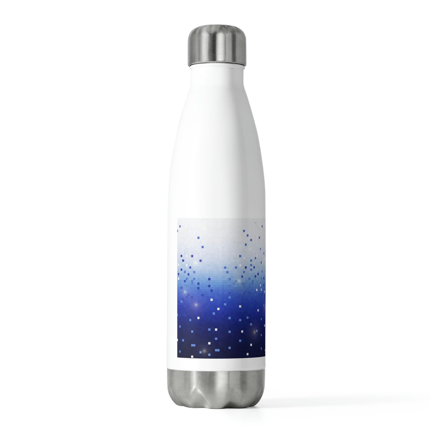 Blue Square Confetti 20oz Insulated Bottle