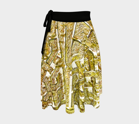 Gold Celtic Knot Square Wrap Skirt