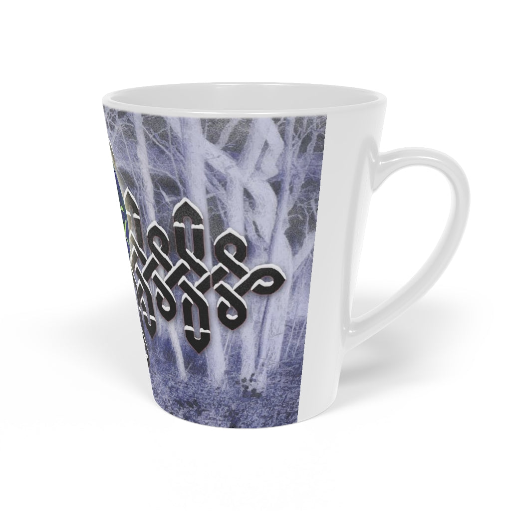 Celtic Midnight Blues Latte Mug, 12oz