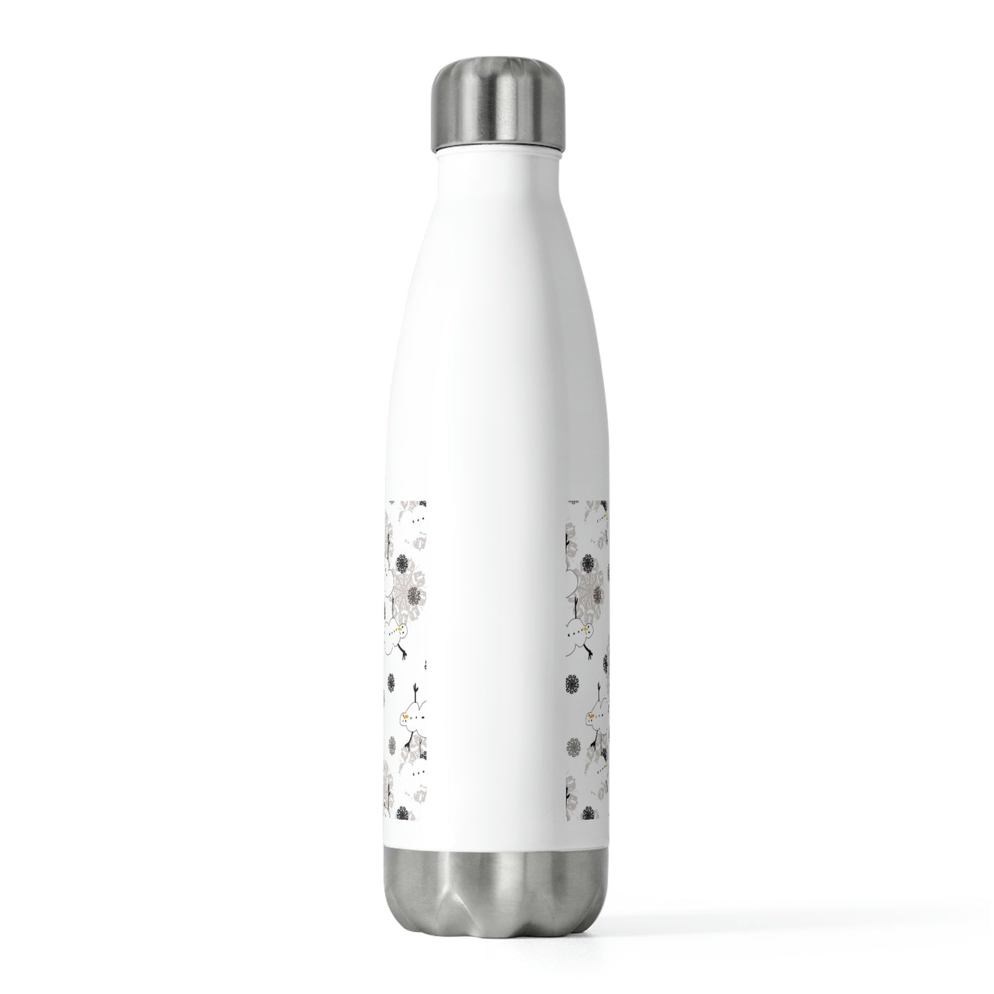 Snowman Pattern 20oz Insulated Bottle