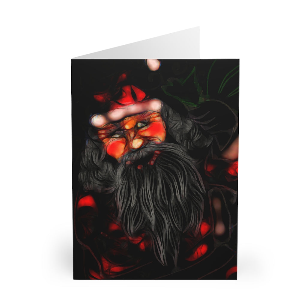 Santa Drawing Greeting Cards (5 Pack)