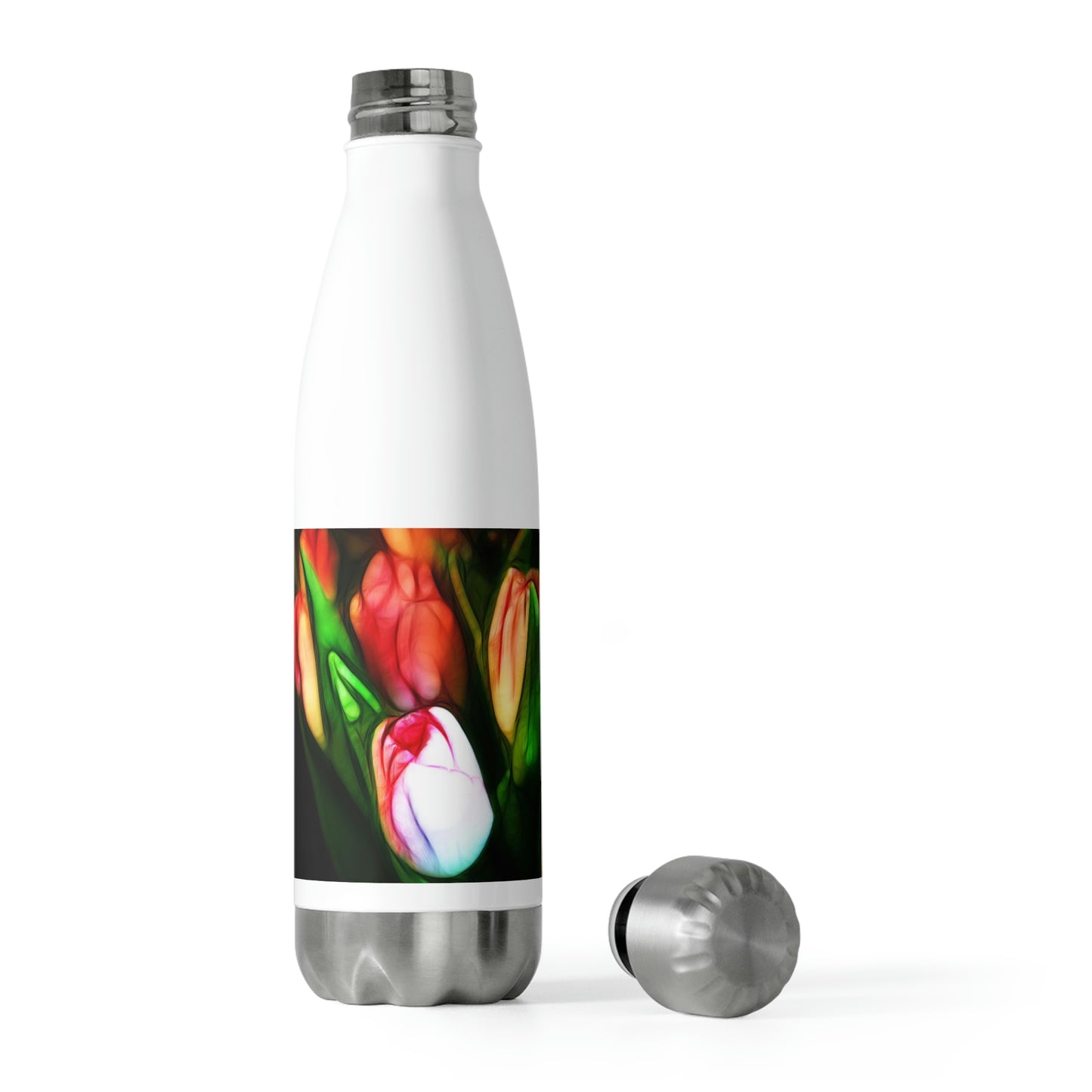 Pink Tulips 20oz Insulated Bottle