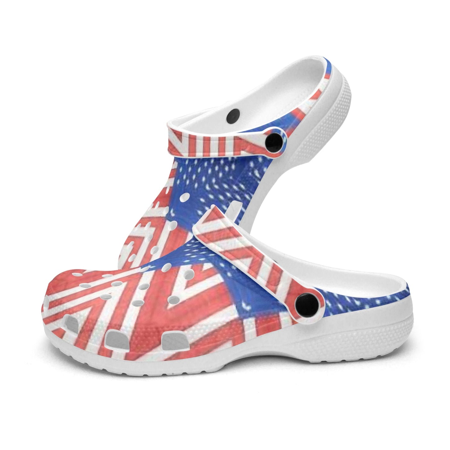 Stars and Stripes 413. All Over Printed Clogs