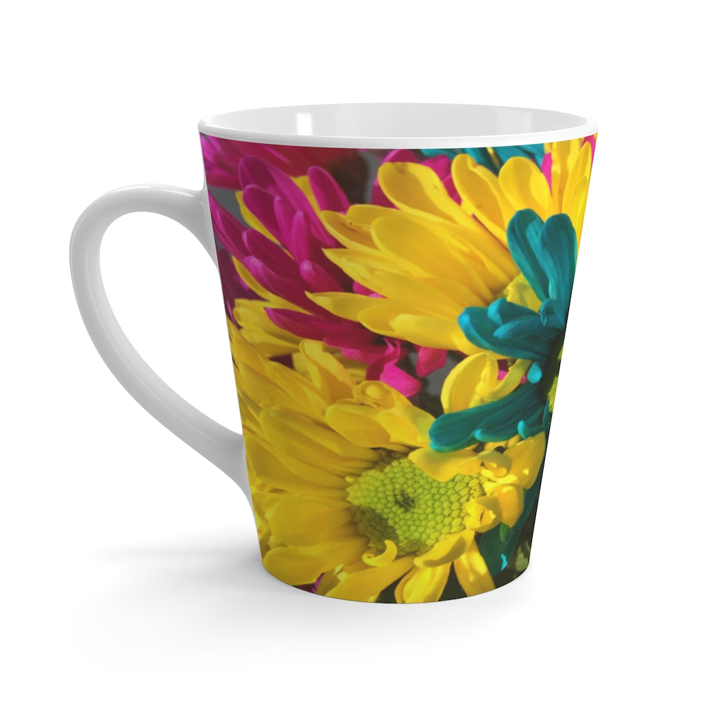 Raw Flowers 4 Latte Mug