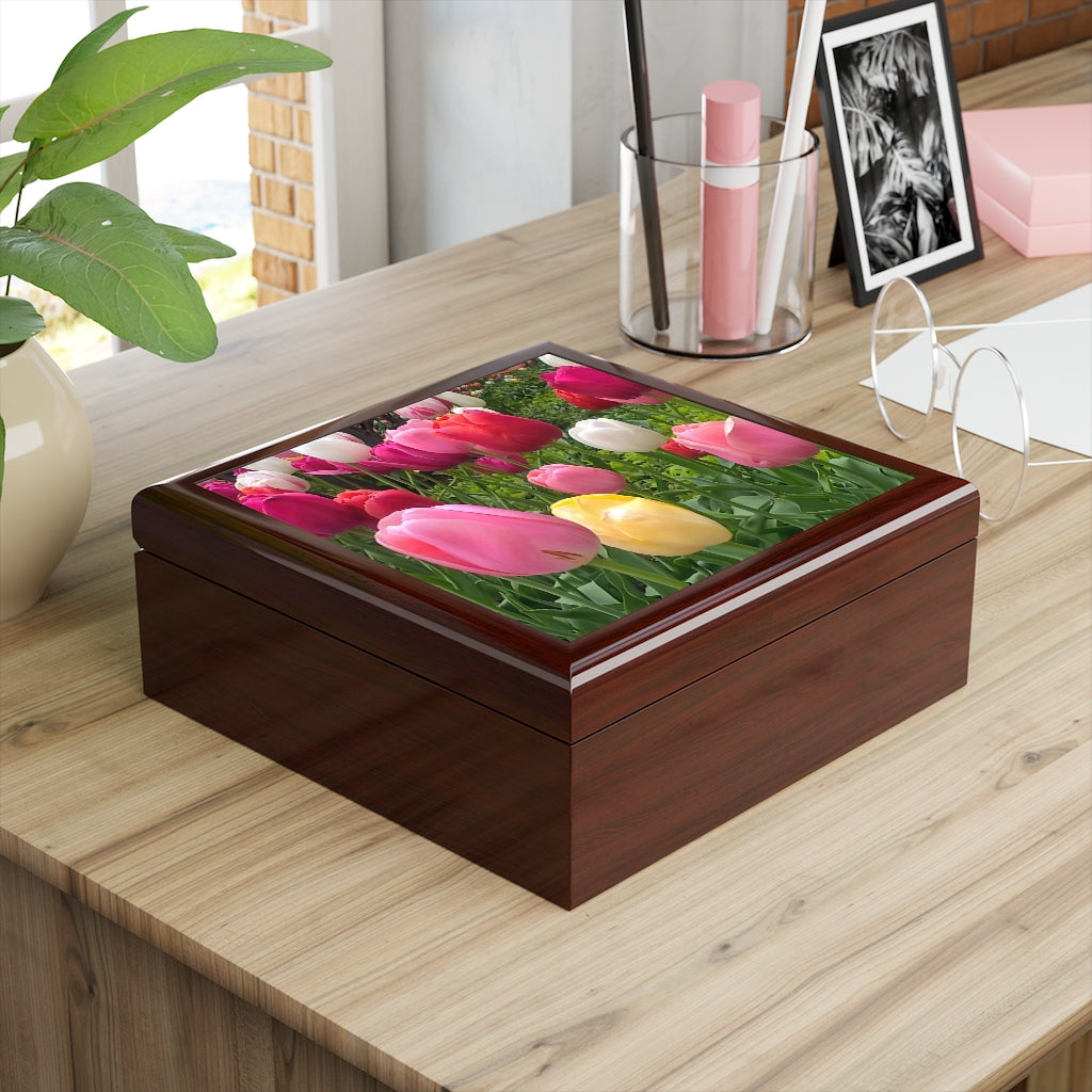 Home Chicago Tulips Jewelry Box