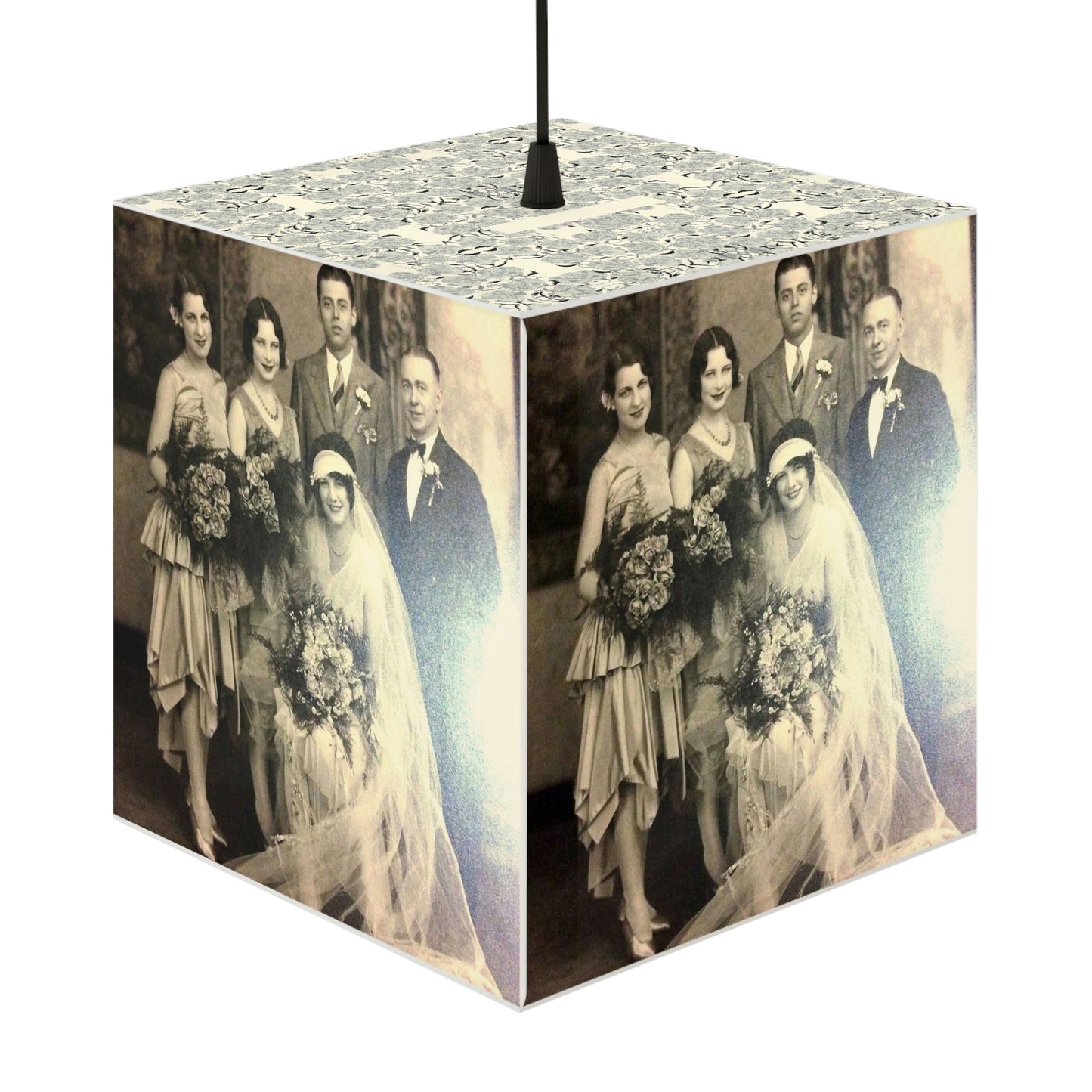 1920s Wedding Party Light Cube Lamp