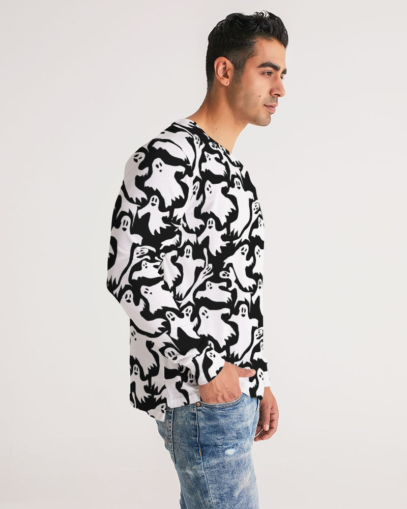 Ghosts Pattern Men's Long Sleeve Tee