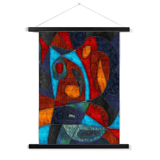 Abstract With Heart Fine Art Print with Hanger