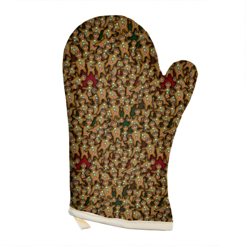 Gingerbread Cookie Oven Glove