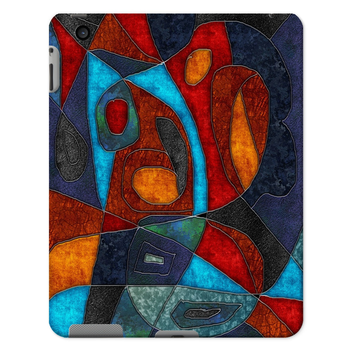 Abstract With Heart Tablet Cases