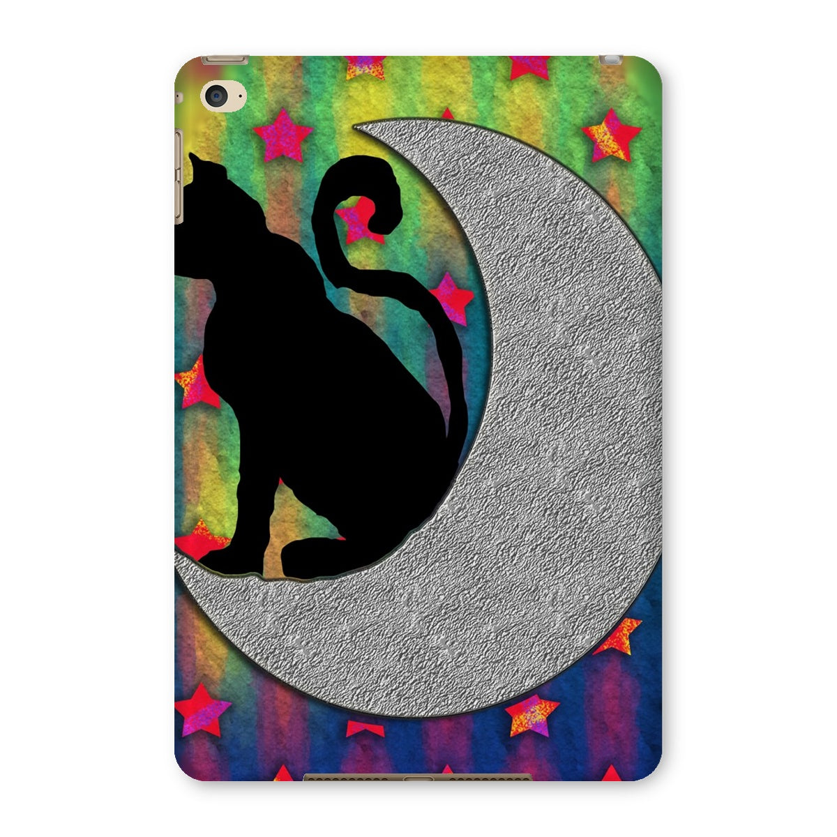 Cat On A Moon Tablet Cases