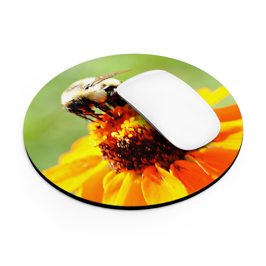 Bee On A Flower Mousepad