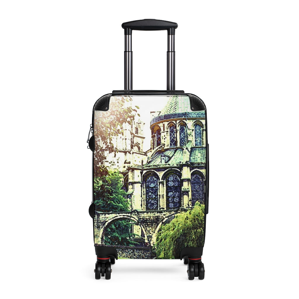 Cathedral In Green Cabin Suitcase