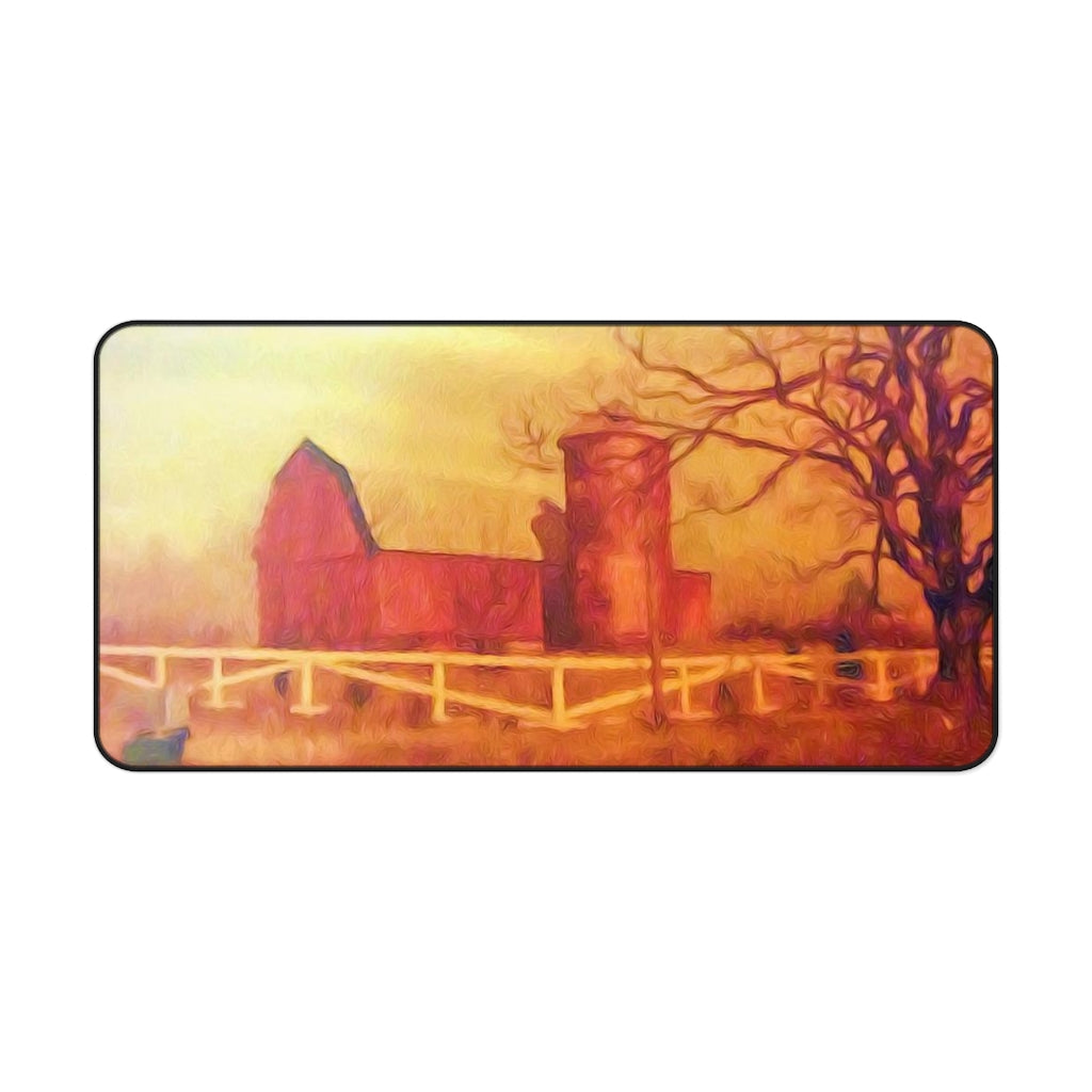 Barn Painting Desk Mat