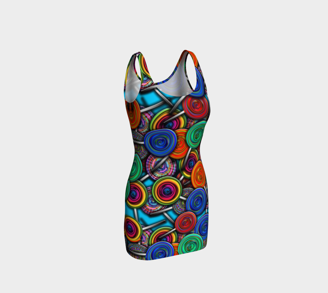 Colorful Lollipops Bodycon Dress