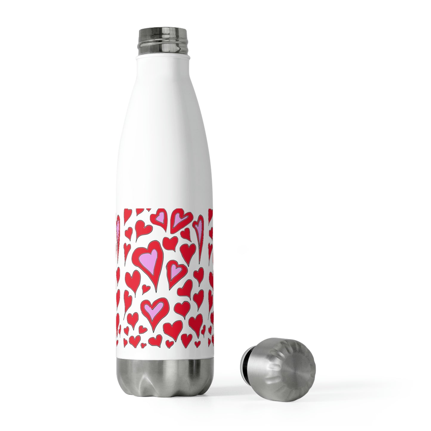 Hearts Drawing 20oz Insulated Bottle