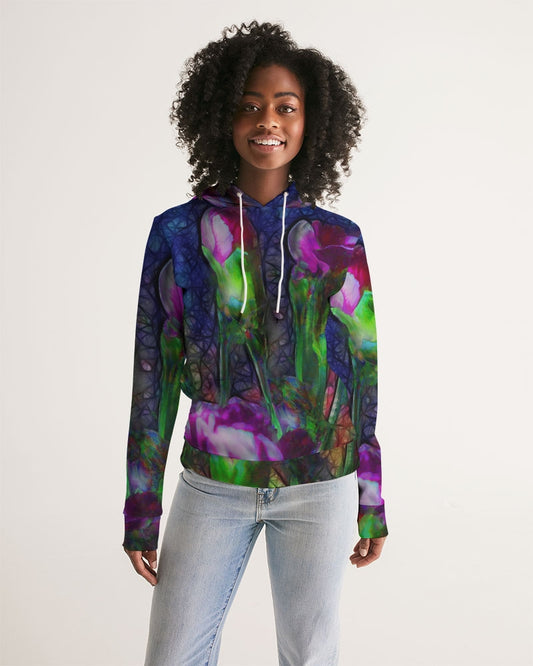 Abstract Pink Carnations Women's Hoodie